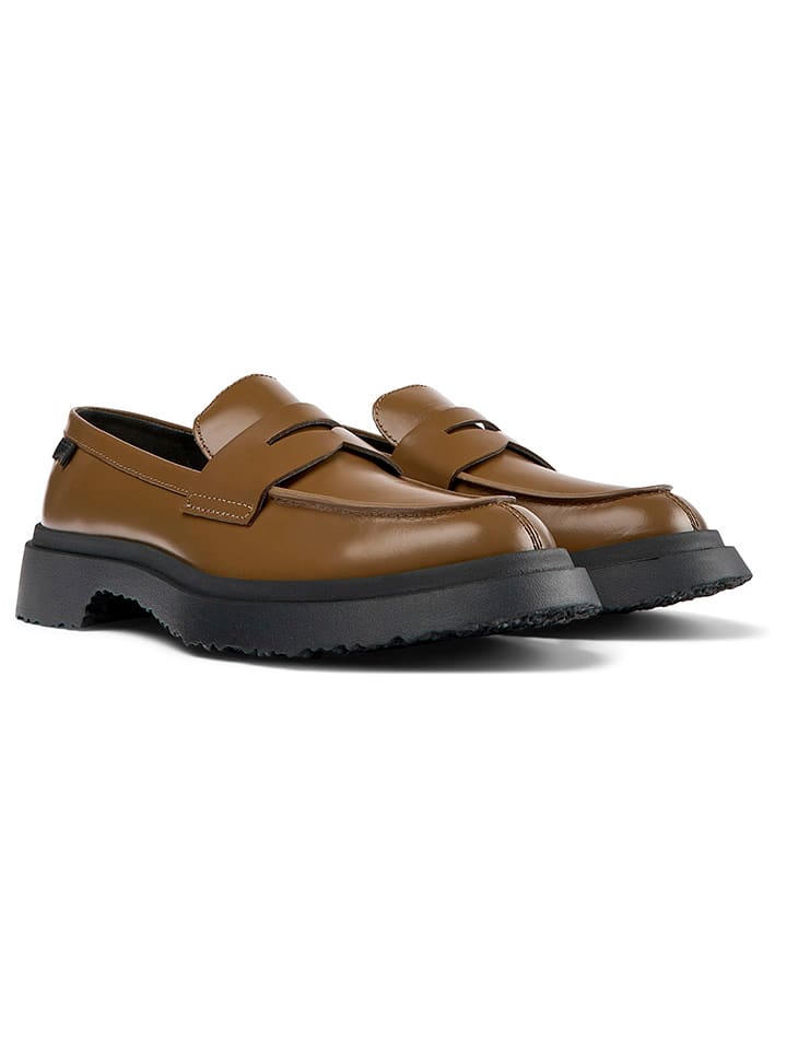 Camper Skórzane mokasyny w kolorze jasnobrązowym rozmiar: 41