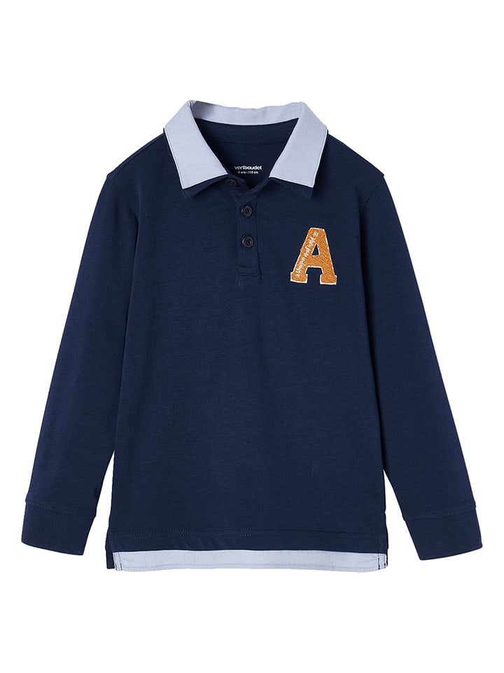 vertbaudet Koszulka polo w kolorze granatowym rozmiar: 140