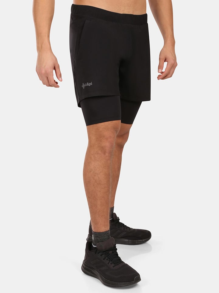 Kilpi Szorty "Braga" w kolorze czarnym do biegania rozmiar: XXL