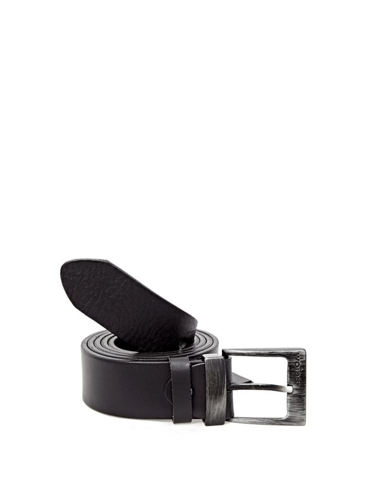 Wojas Skórzany pasek w kolorze czarnym rozmiar: 90