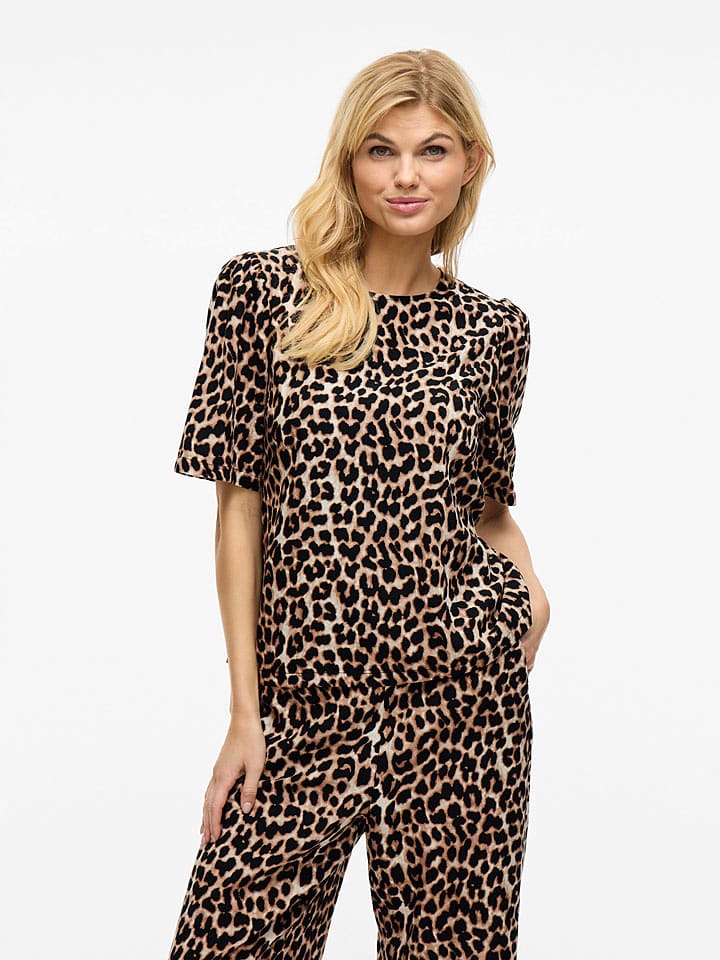 Vila Bluzka "Liopana" w kolorze brązowo-beżowym rozmiar: 36