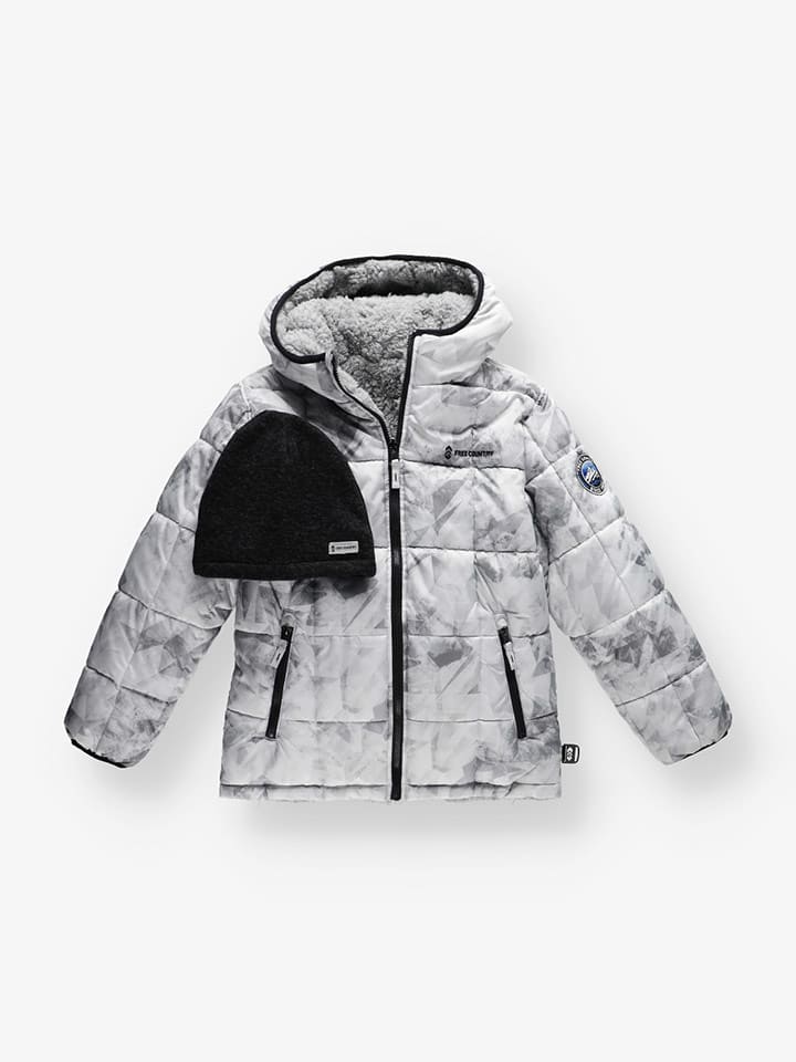 FREE COUNTRY Dwustronna kurtka zimowa w kolorze szarym rozmiar: 128/134