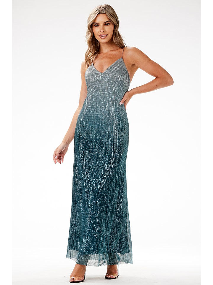 Awama Sukienka w kolorze turkusowym rozmiar: L