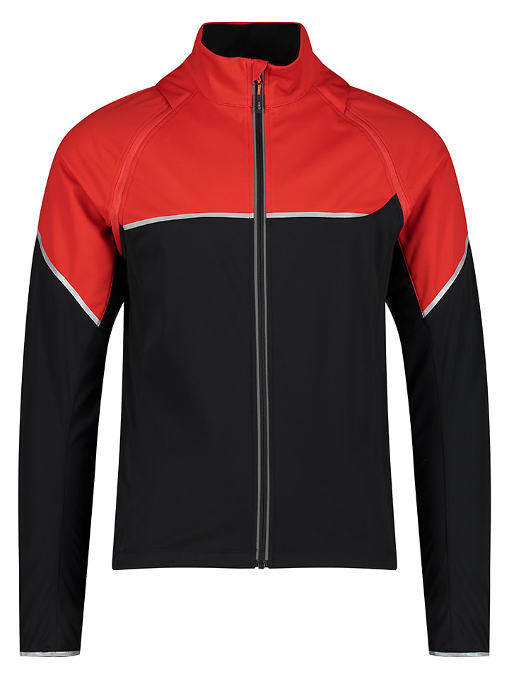 CMP Kurtka softshellowa 2w1 w kolorze czarno-czerwonym rozmiar: 48