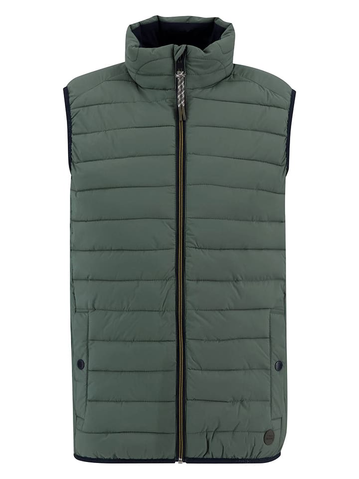 FYNCH-HATTON Kamizelka pikowana w kolorze zielonym rozmiar: XXL