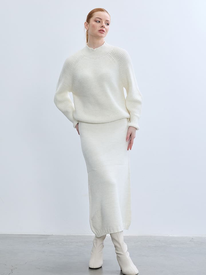 BGN Spódnica w kolorze białym rozmiar: 38