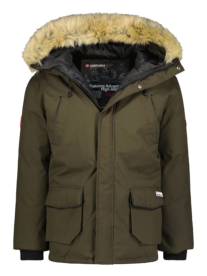 ANAPURNA Kurtka zimowa "Claudana" w kolorze oliwkowym rozmiar: 3XL