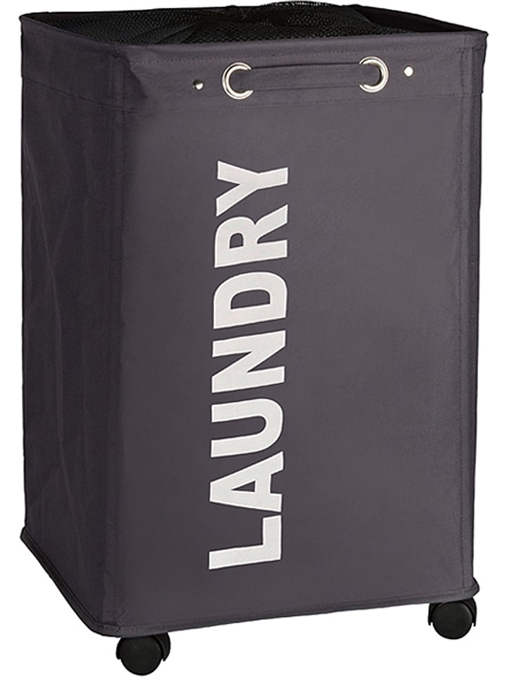 Wenko Kosz "Quadro Grau" w kolorze szarym na pranie - 79 l rozmiar: onesize