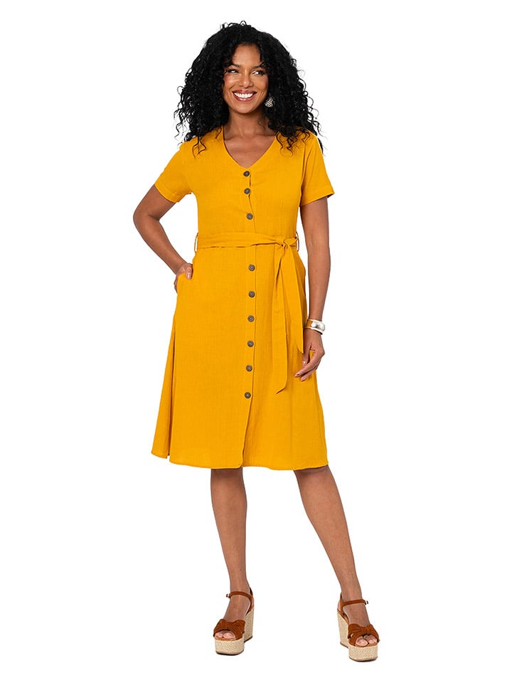 Aller Simplement Sukienka w kolorze żółtym rozmiar: 42