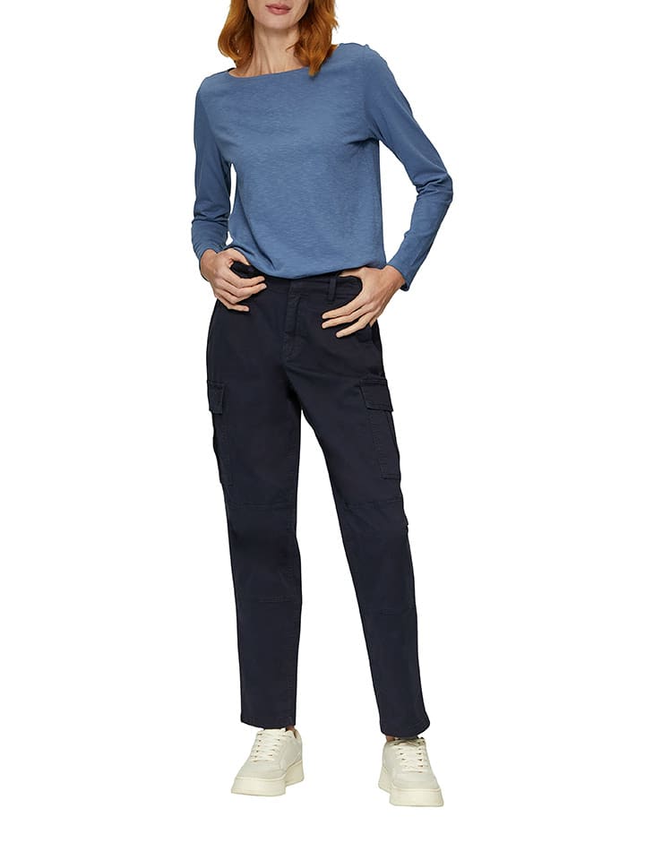 s.Oliver Bojówki - Regular fit - w kolorze granatowym rozmiar: 36