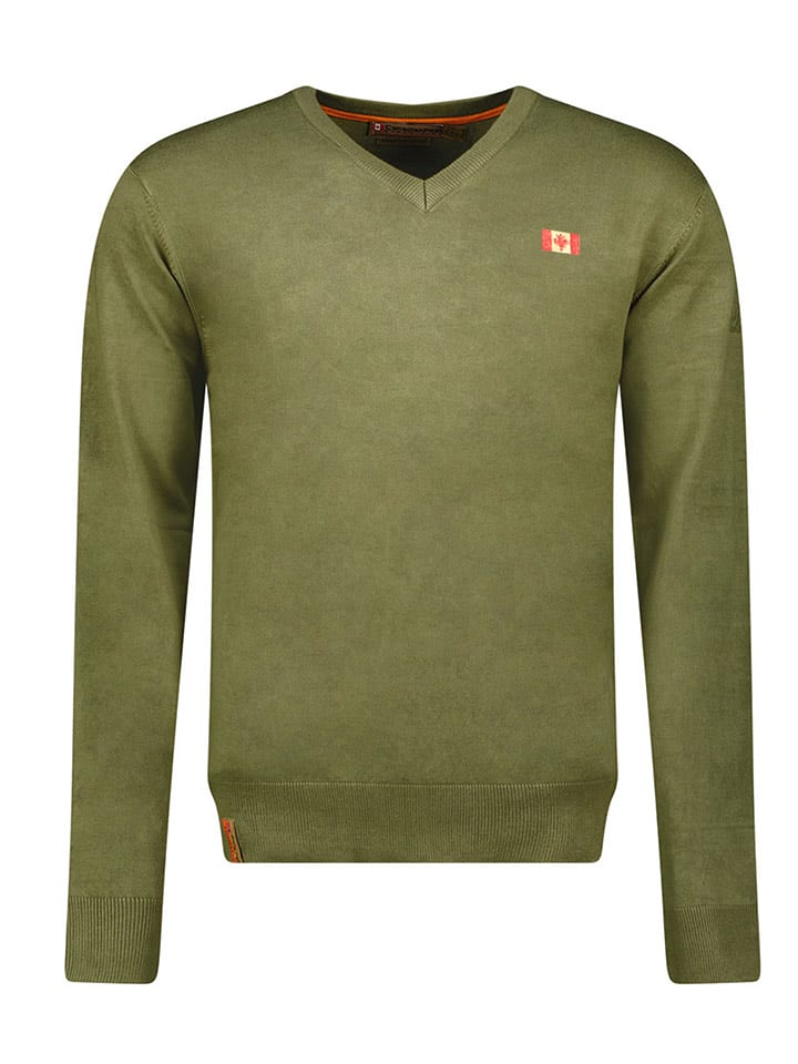 Canadian Peak Sweter "Felineak" w kolorze khaki rozmiar: S