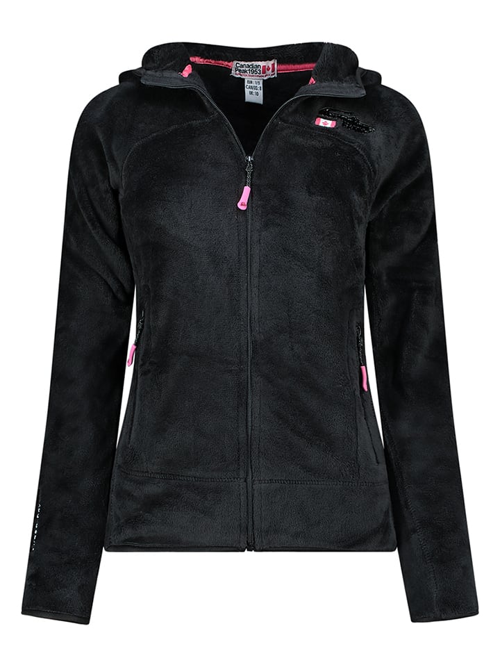 Canadian Peak Kurtka polarowa "Upaloodeak" w kolorze czarnym rozmiar: L