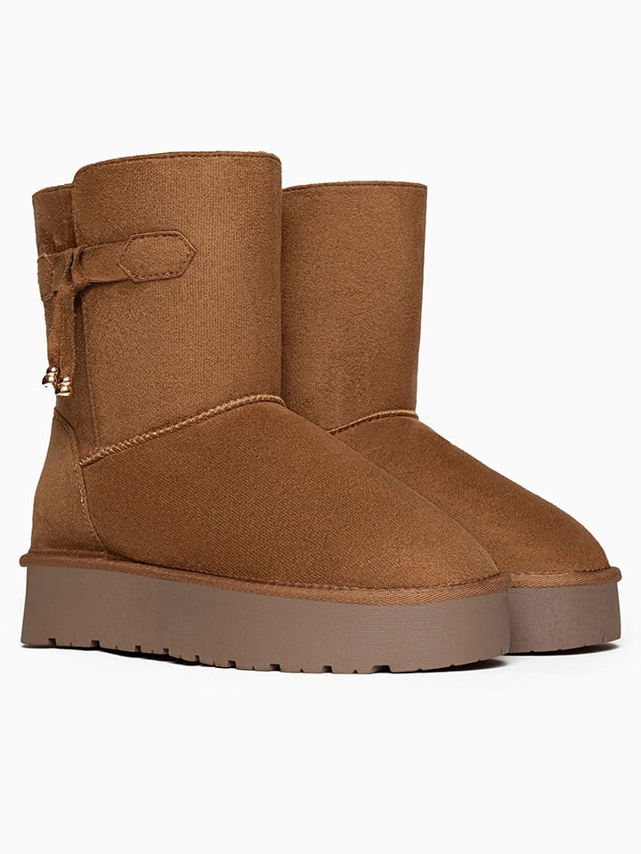 Blackfield Botki zimowe "Opinaca" w kolorze jasnobrązowym rozmiar: 37