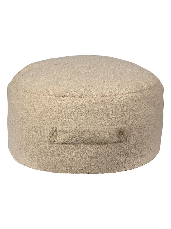 The Wild Hug Puf "Panda" w kolorze beżowym - wys. 20 x Ø 50 cm rozmiar: onesize