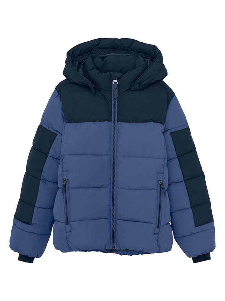 Color Kids Kurtka pikowana w kolorze niebieskim rozmiar: 140