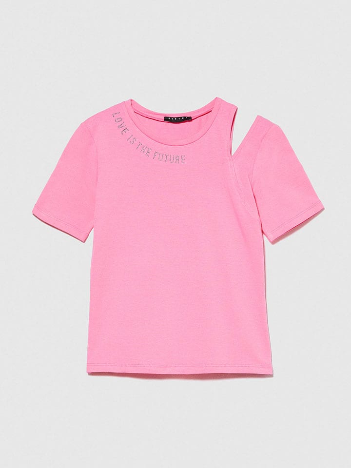 Sisley Koszulka w kolorze jasnoróżowym rozmiar: 160