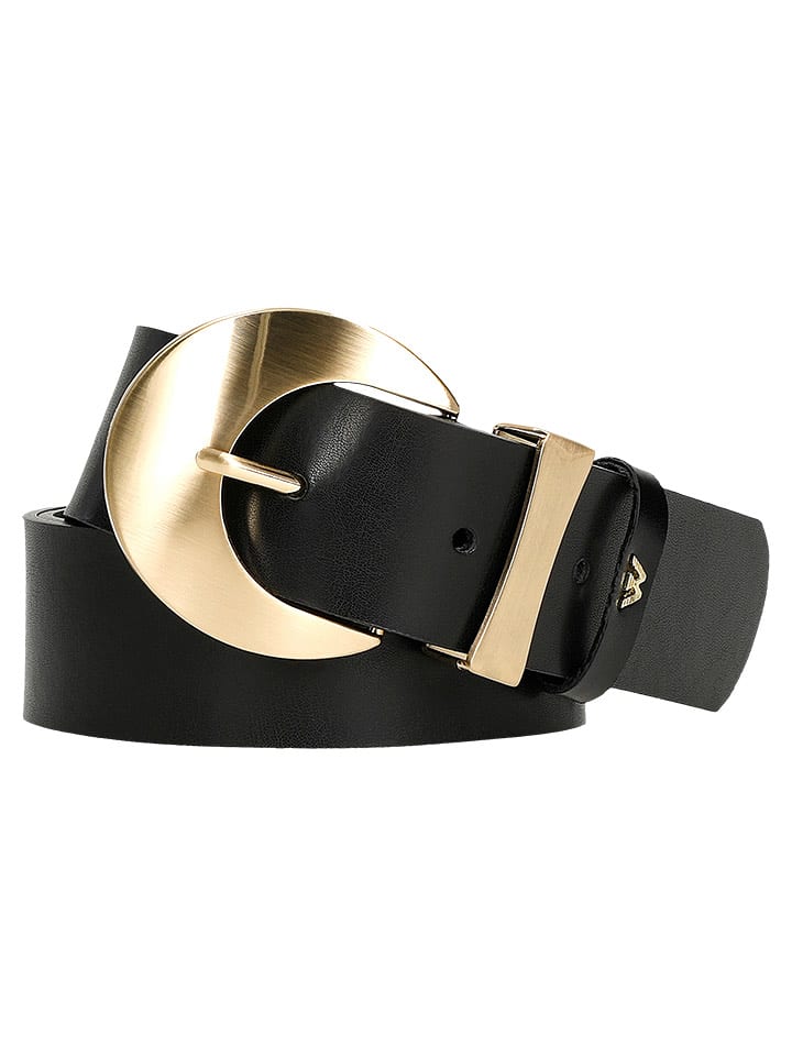 Wojas Skórzany pasek w kolorze czarnym rozmiar: 90