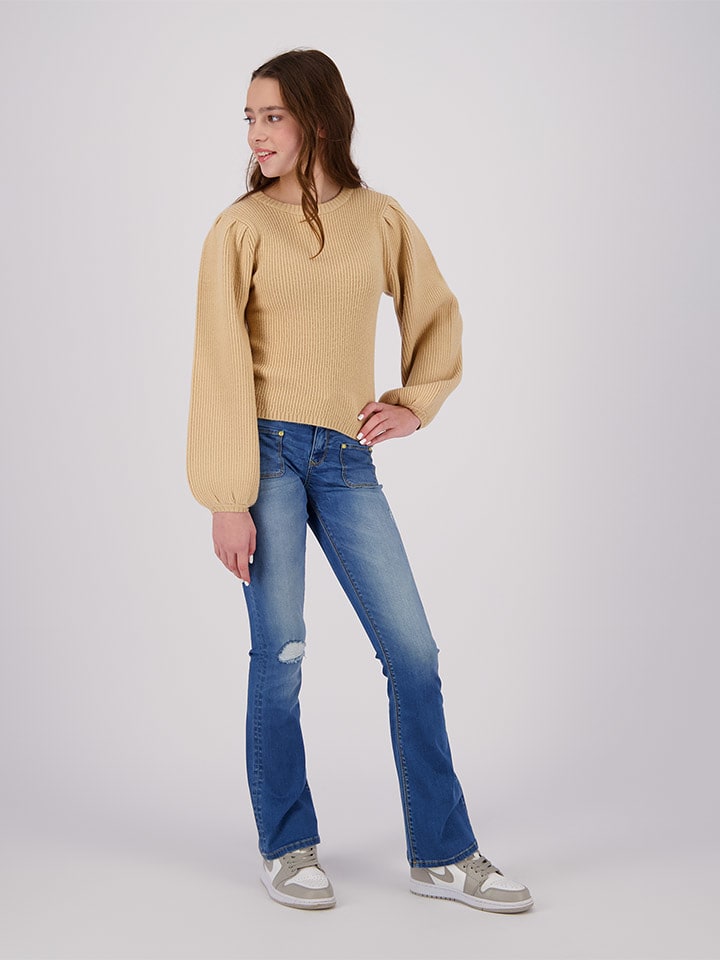 RAIZZED® Sweter "Ramandy" w kolorze beżowym rozmiar: 140