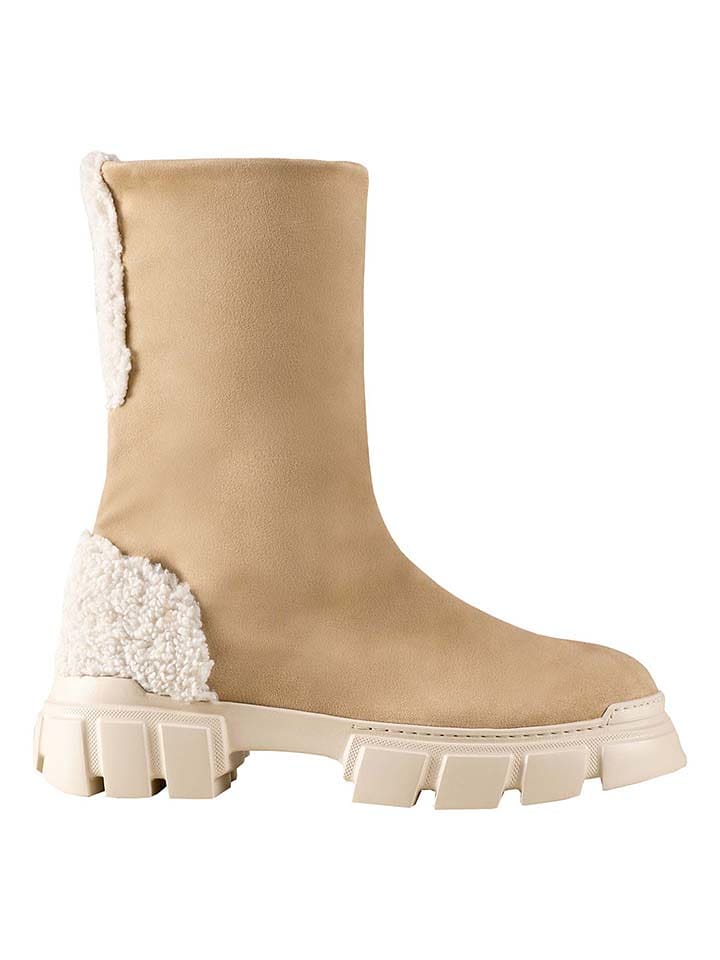 Högl Botki w kolorze beżowym rozmiar: 38,5