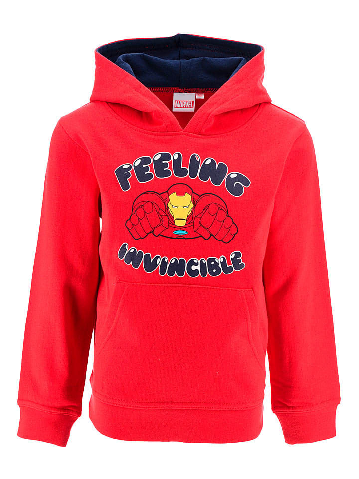 Avengers Bluza "Avengers" w kolorze czerwonym rozmiar: 116