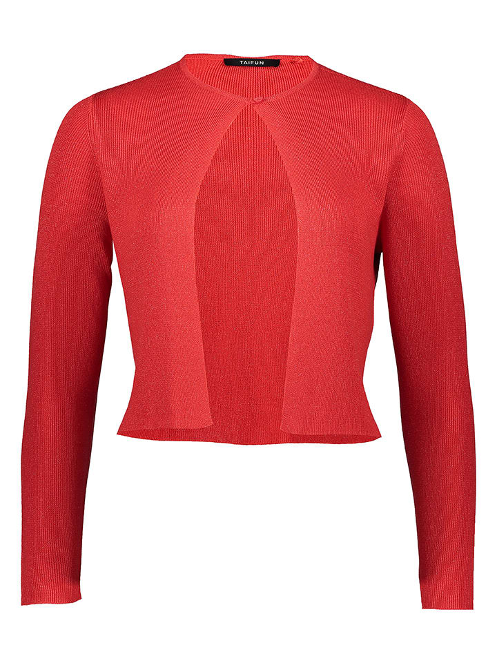 TAIFUN Kardigan w kolorze czerwonym rozmiar: 46