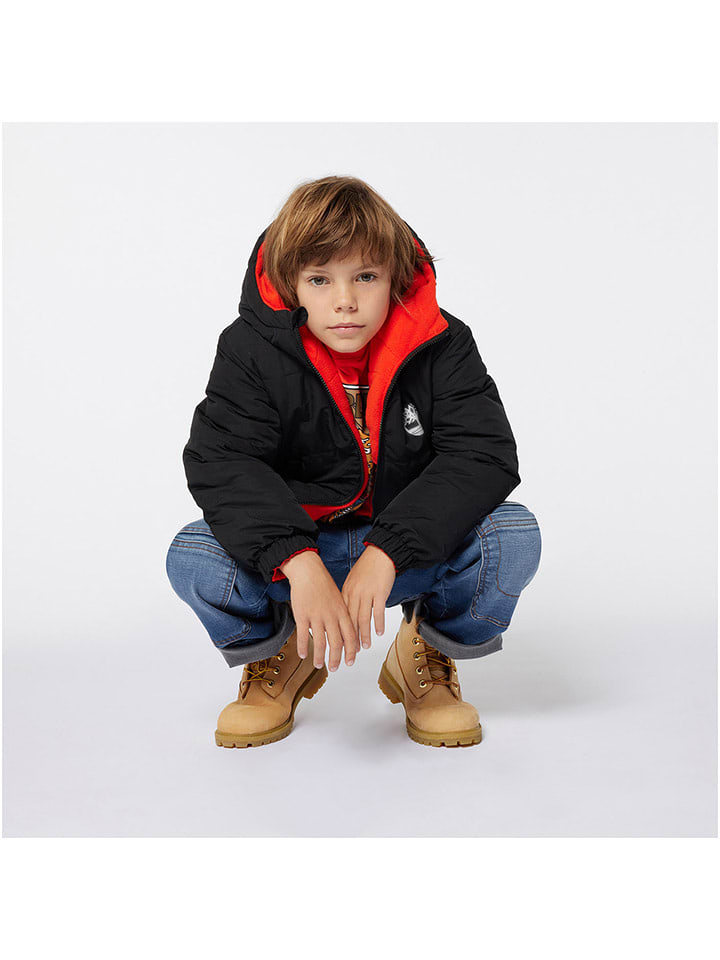 Timberland Dwustronna kurtka w kolorze pomarańczowo-czarnym rozmiar: 116