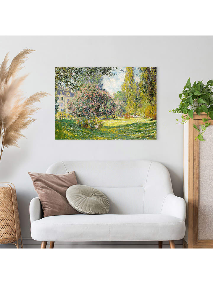 Orangewallz Druk artystyczny "Claude Monet - parc Monceau" w ramce rozmiar: 50x70 cm