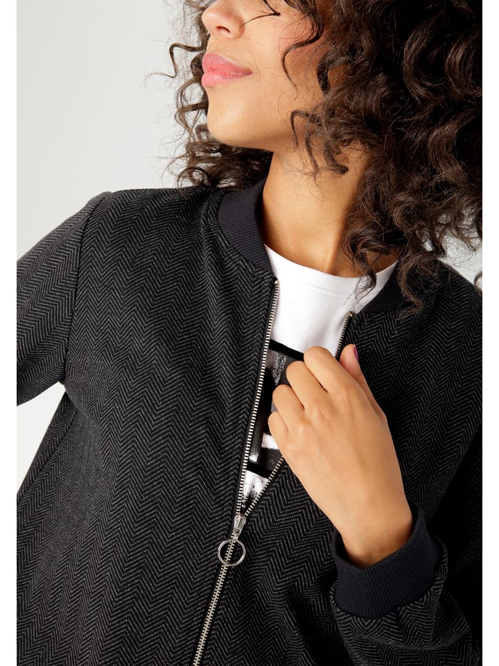 Aniston Bluza w kolorze czarnym rozmiar: 42