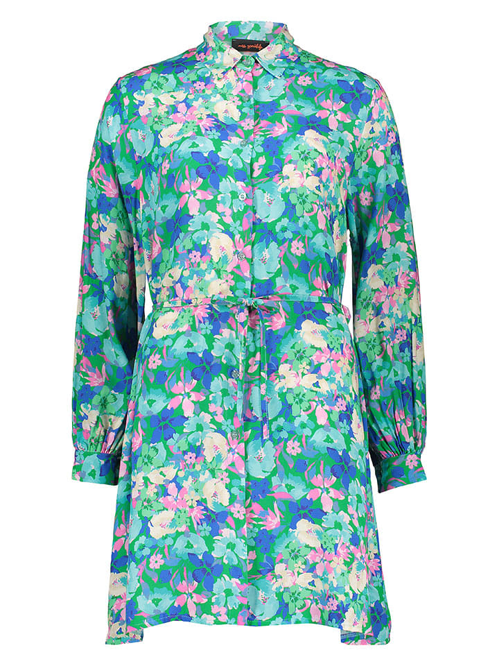 miss goodlife Sukienka w kolorze niebiesko-zielonym rozmiar: L