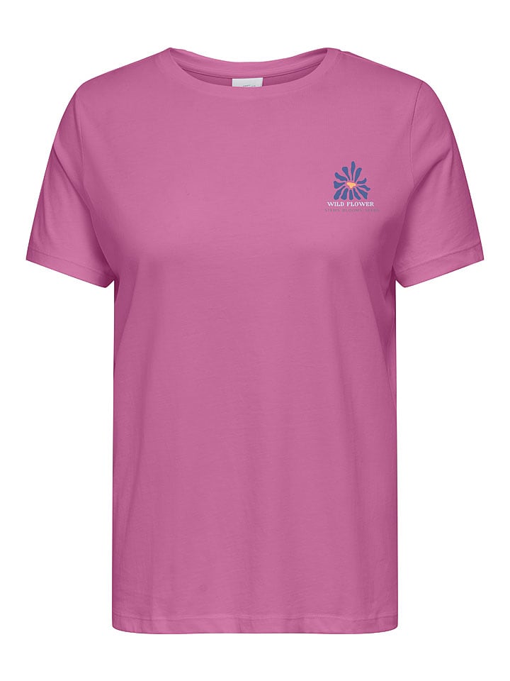 ONLY Carmakoma Koszulka w kolorze fioletowym rozmiar: L-50/52