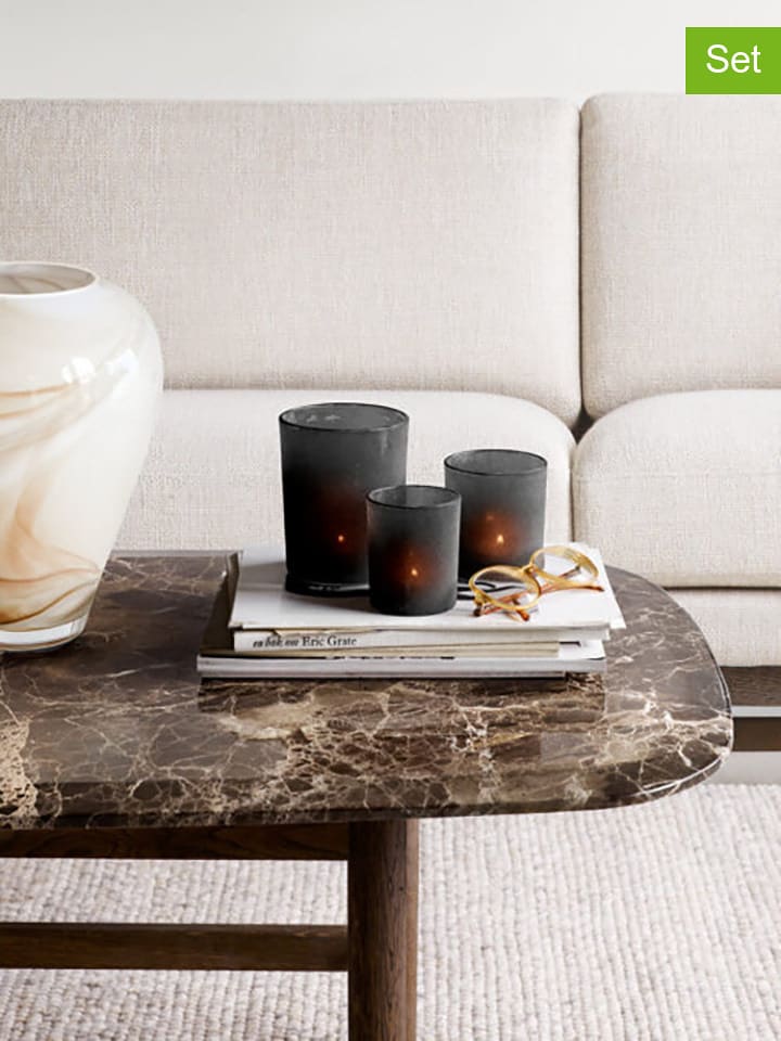 Zelected by Houze Świeczniki (3 szt.) w kolorze czarnym rozmiar: onesize