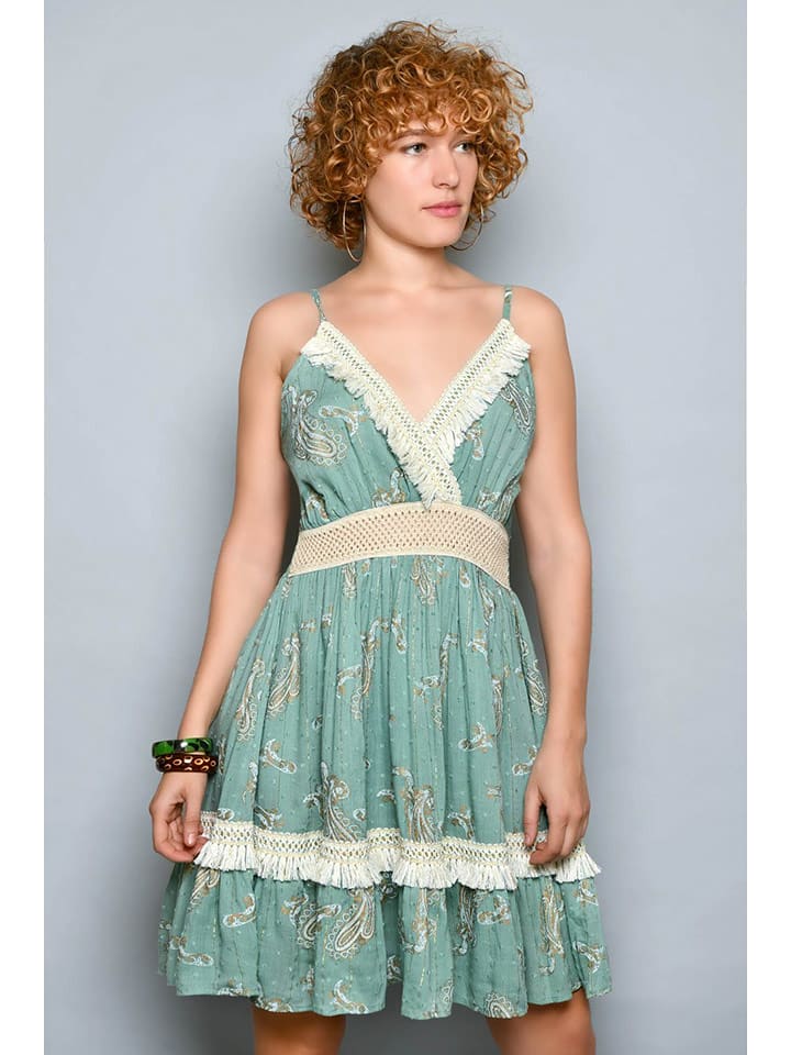 Tarifa Sukienka w kolorze turkusowym rozmiar: L