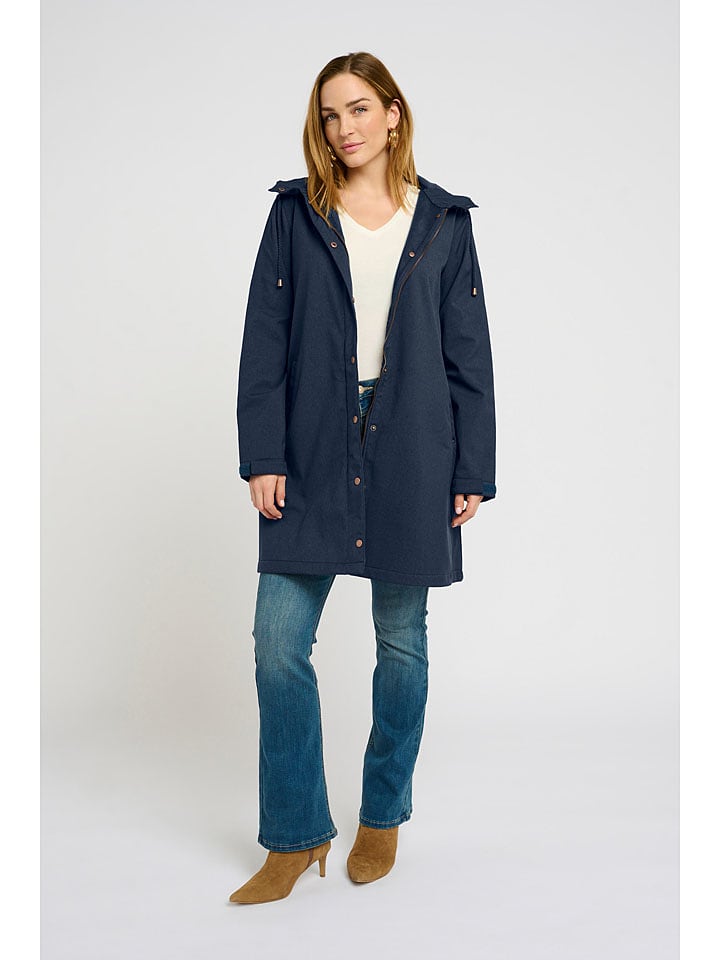 Cream Płaszcz softshellowy "Alia" w kolorze granatowym rozmiar: 46