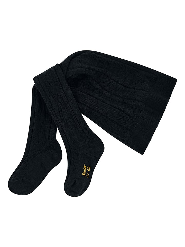 Steiff Rajstopy w kolorze czarnym rozmiar: 80