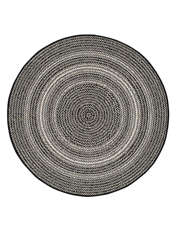 Moma Dywan zewnętrzny w kolorze czarnym rozmiar: 120 cm