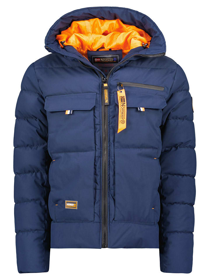 Geographical Norway Kurtka zimowa "Dosiba" w kolorze granatowym rozmiar: L