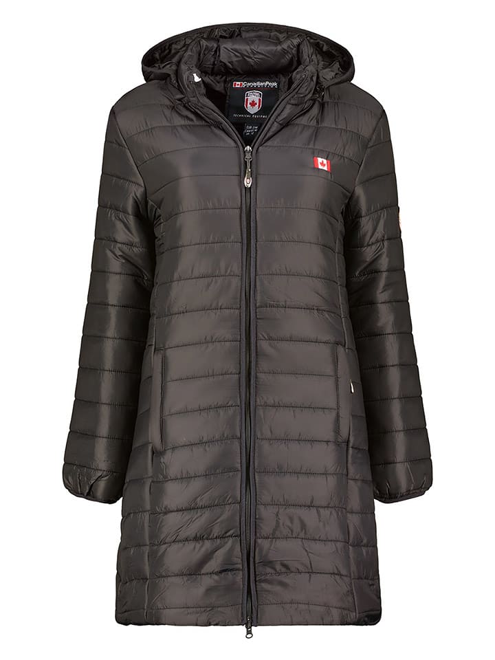 Canadian Peak Kurtka pikowana "Atikeak" w kolorze antracytowym rozmiar: XL