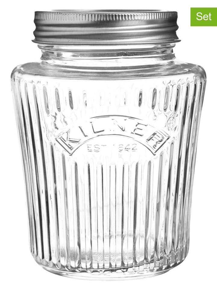 Kilner Słoiki (2 szt.) "Vintage" na przetwory - 500 ml rozmiar: onesize