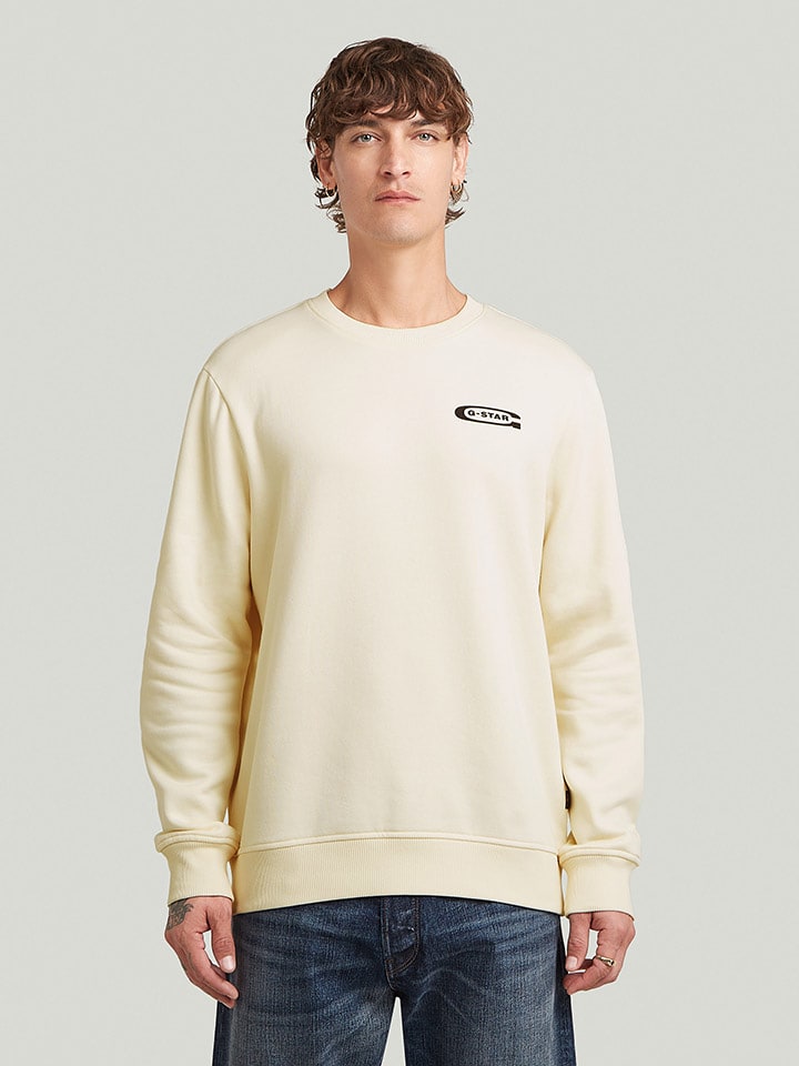 G-Star Bluza w kolorze kremowym rozmiar: XL