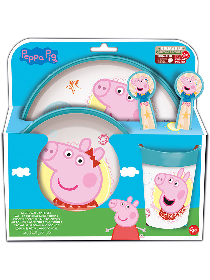 Stor 5-częściowy zestaw "Peppa Pig" ze wzorem rozmiar: onesize