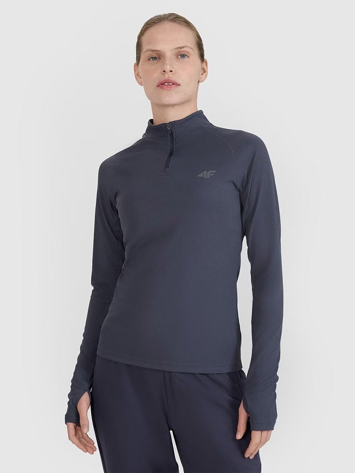 4F Koszulka funkcyjna w kolorze antracytowym rozmiar: L