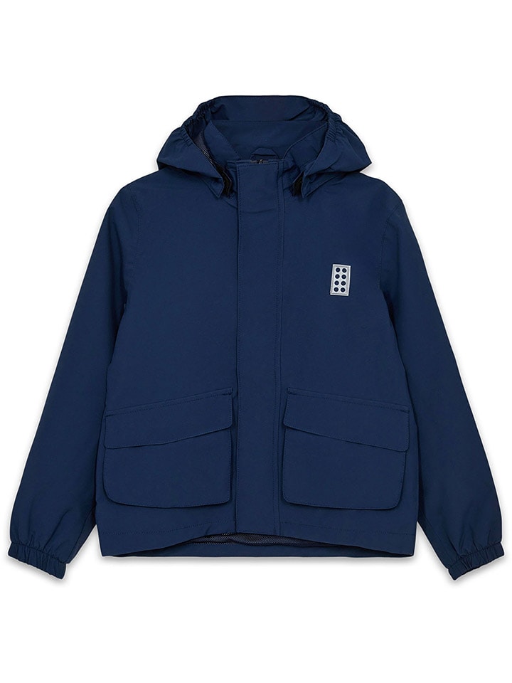 LEGO Kurtka przeciwdeszczowa ''Lwjad 203'' w kolorze granatowym rozmiar: 134