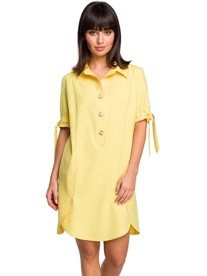 Be Wear Sukienka w kolorze żółtym rozmiar: M