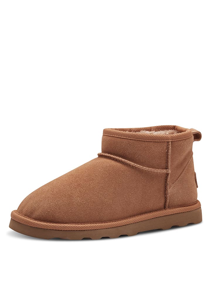 s.Oliver Skórzane botki w kolorze jasnobrązowym rozmiar: 42