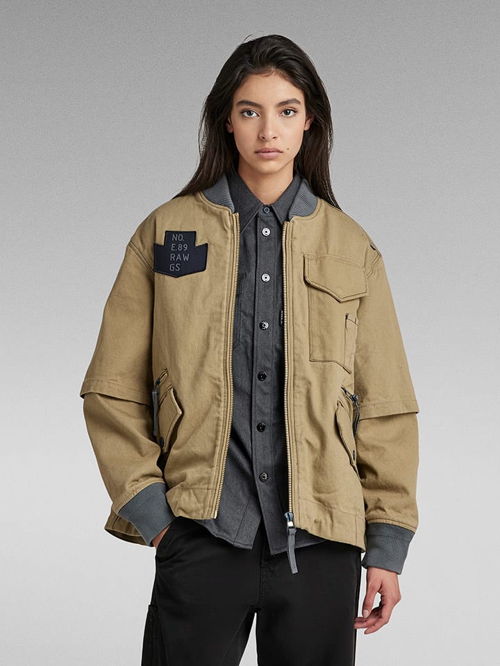 G-Star Kurtka przejściowa w kolorze beżowym rozmiar: XS