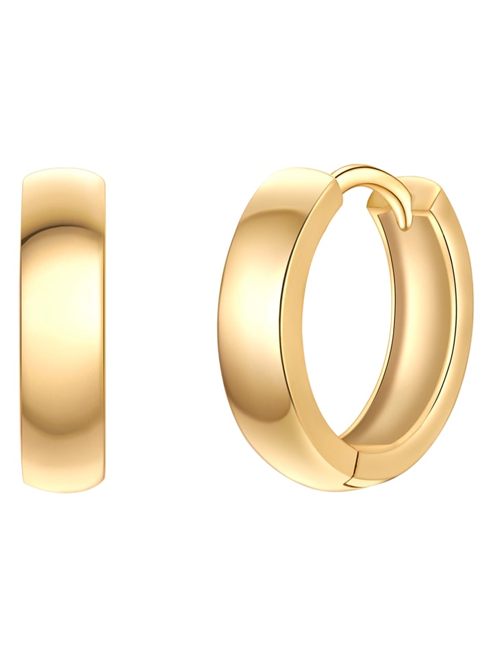 Yokoamii Pozłacane kolczyki-kreole rozmiar: onesize