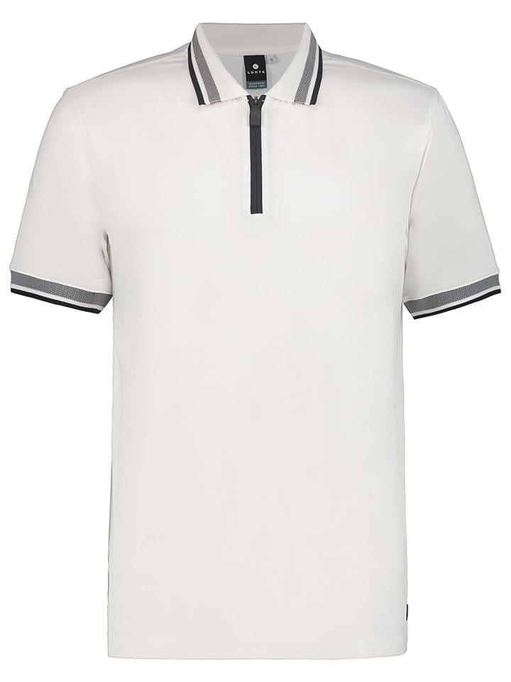 LUHTA Funkcyjna koszulka polo "Ikaalinen" w kolorze białym rozmiar: XL