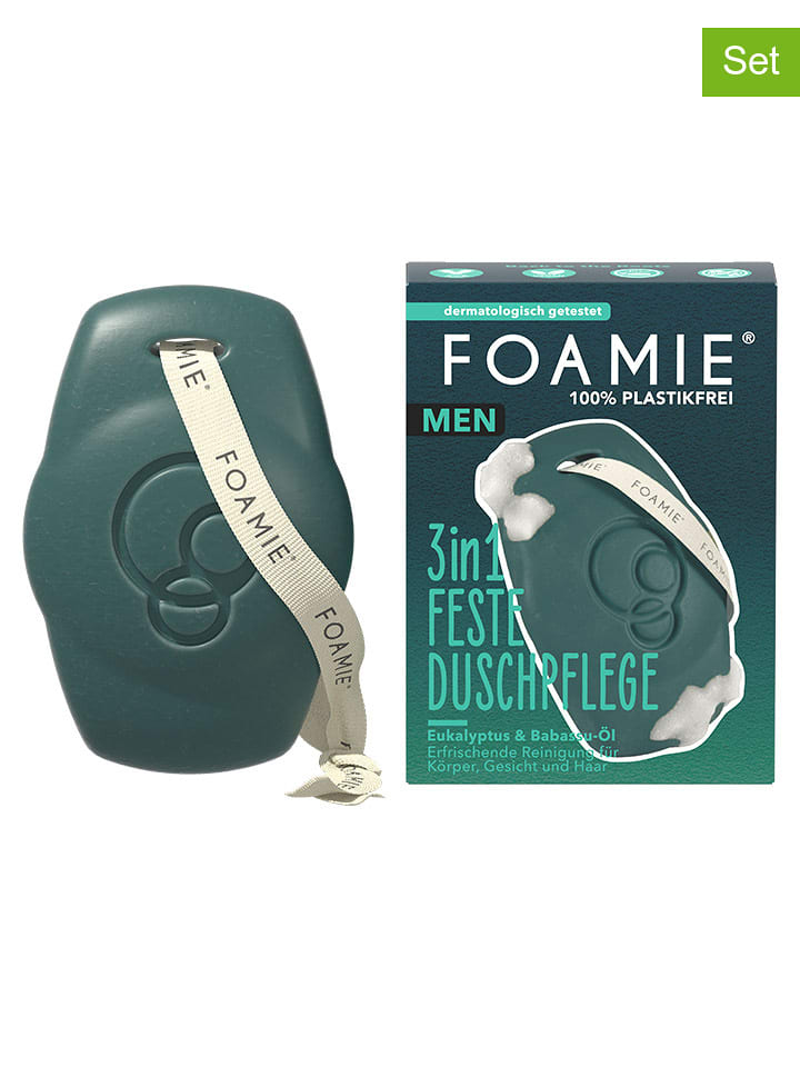 Foamie Mydła 3w1 pod prysznic (4 szt.) "Back to the Roots" - po 90 g rozmiar: onesize