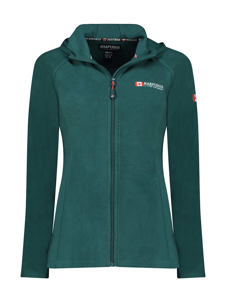 ANAPURNA Kurtka polarowa "Tugoodana" w kolorze zielonym rozmiar: XXL