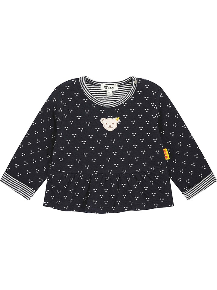 Steiff Koszulka w kolorze czarnym rozmiar: 68